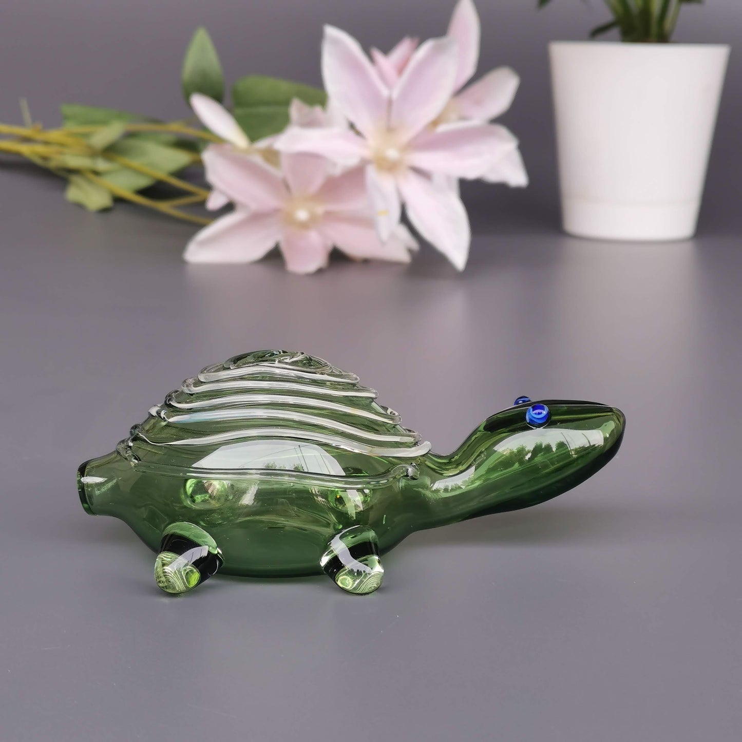Glass Turtles- Jade