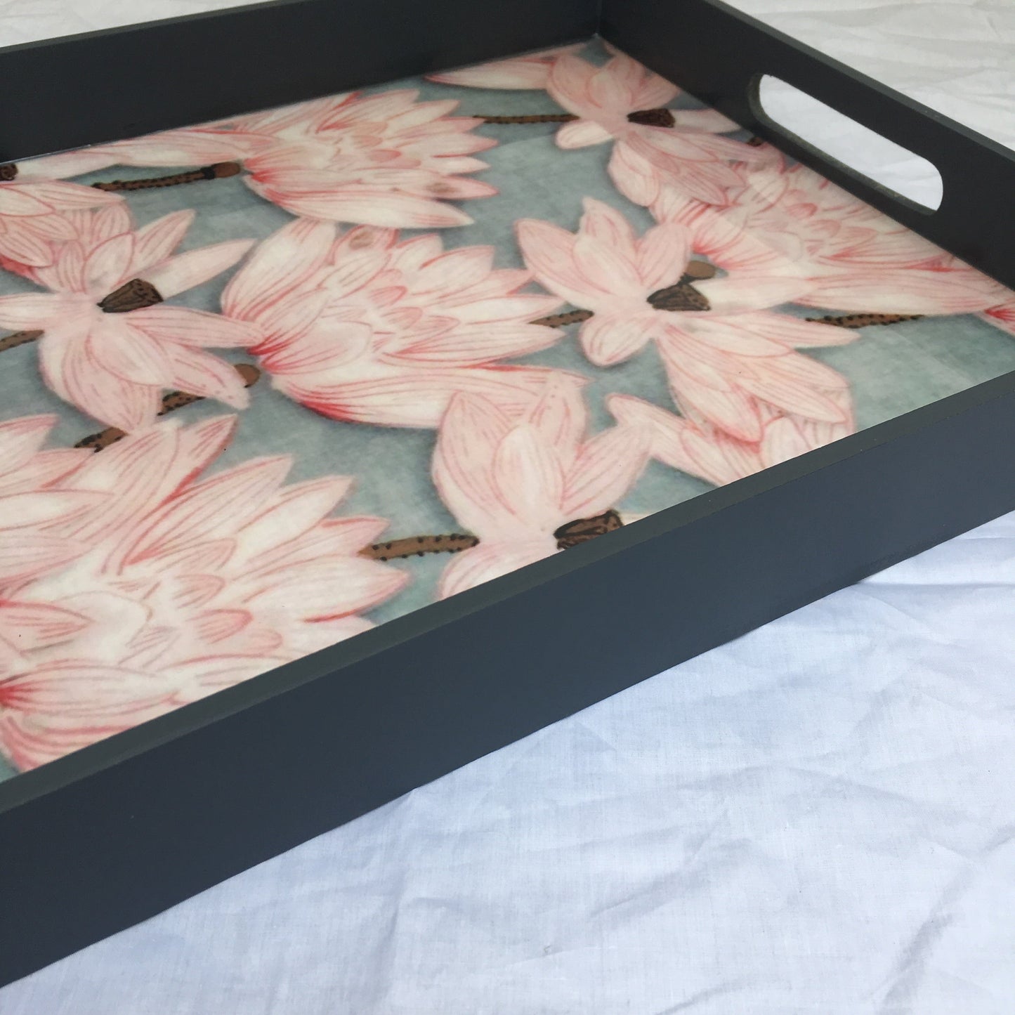 Floral Classic Gift Tray/ Serving Tray/ Valley of Flower Tray Home decor Tray - Factoh