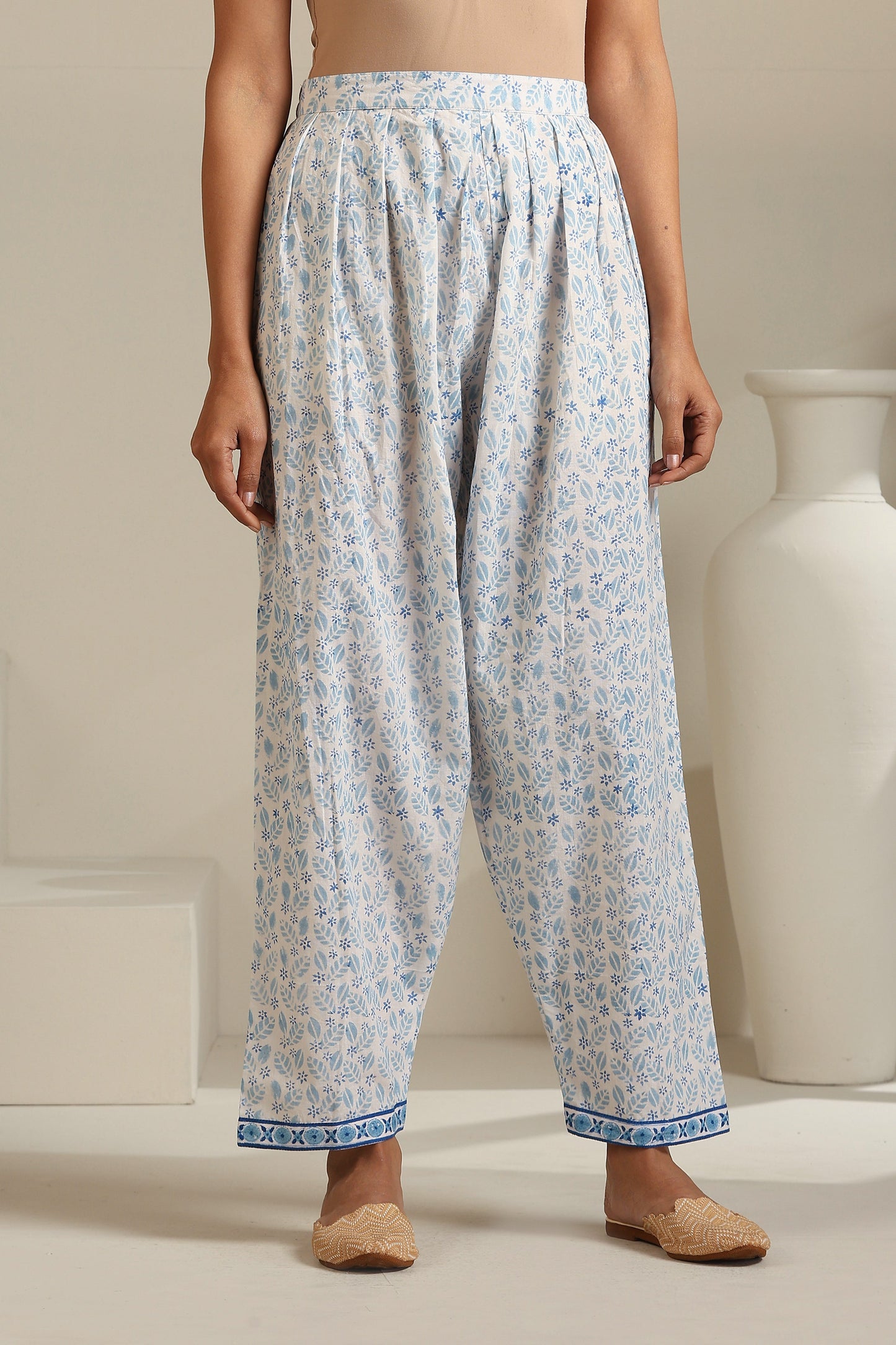 Murraya Egyptian Blue Kurta Set of 3