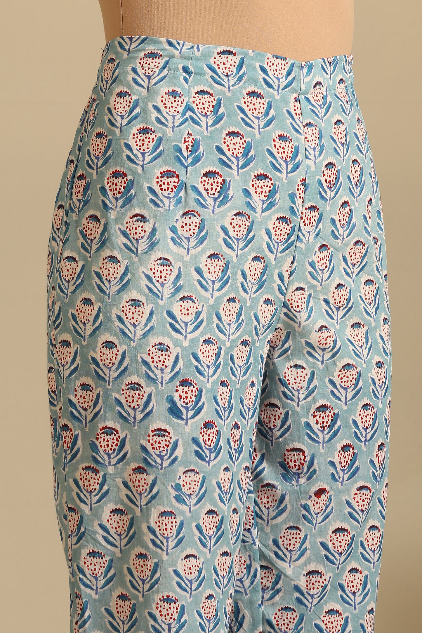 Murraya Blue Livia Gathered Kurta Set of 3