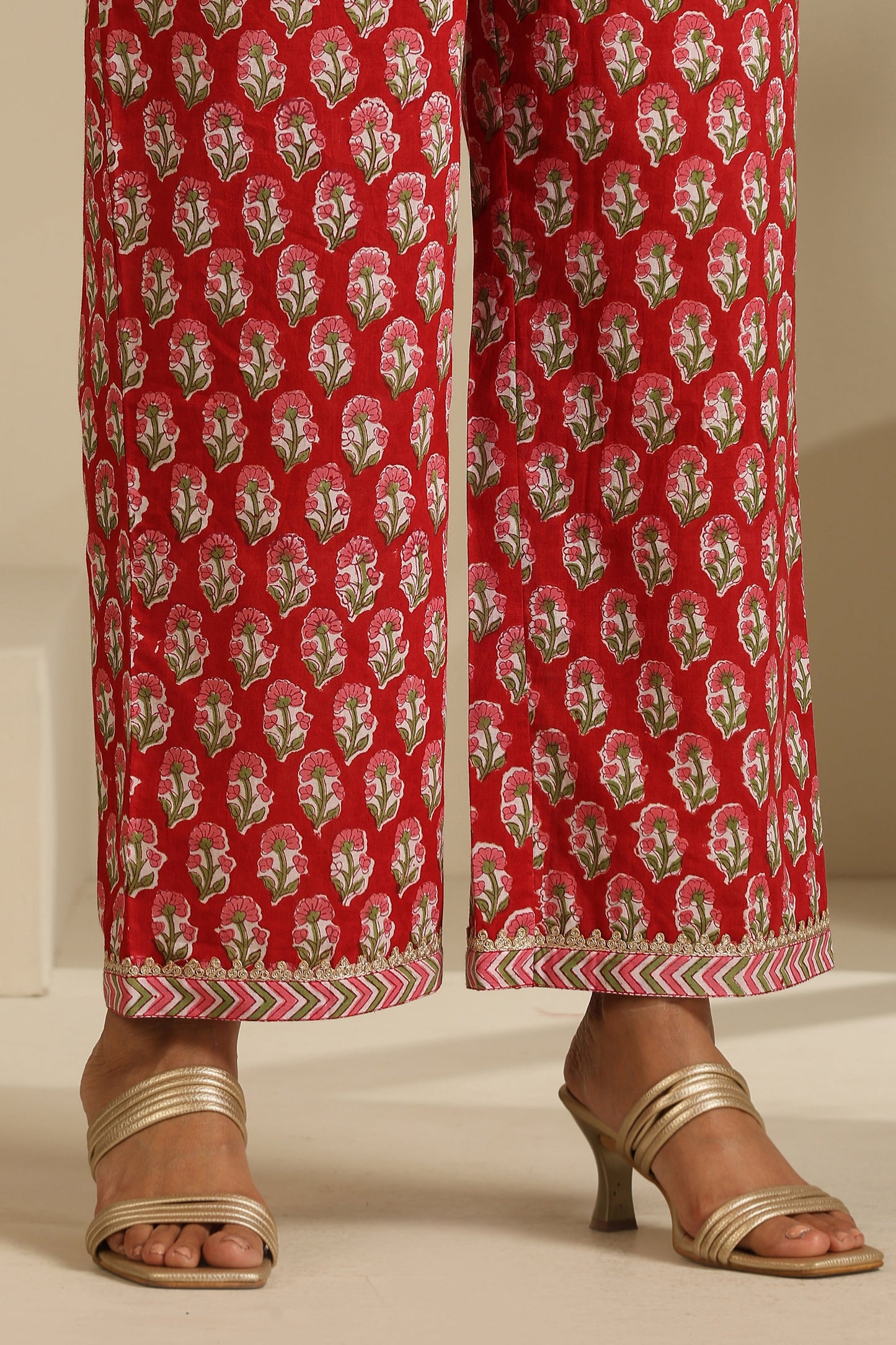 Murraya Red Sapphire Anarkali Set of 3