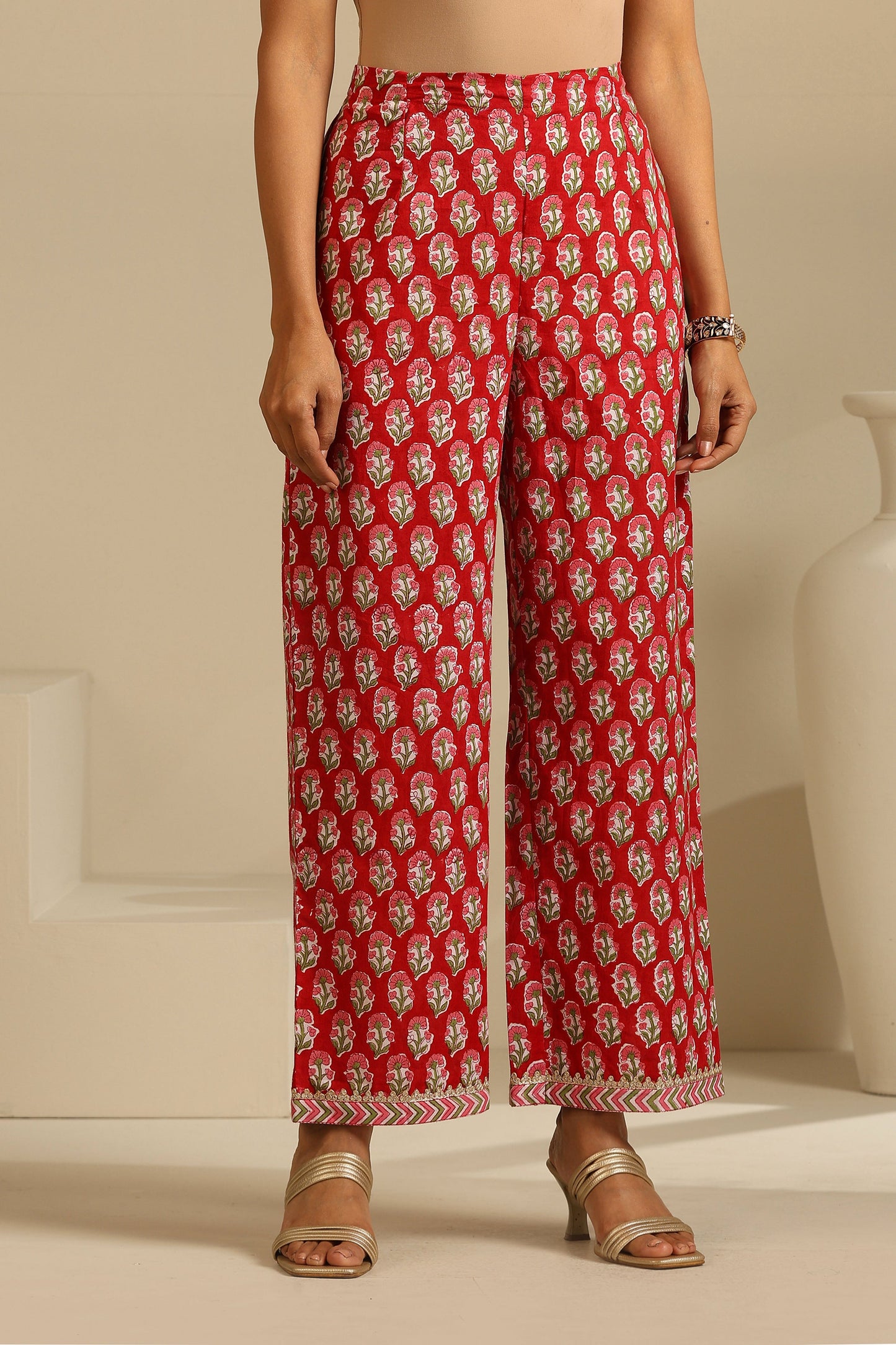 Murraya Red Sapphire Anarkali Set of 3