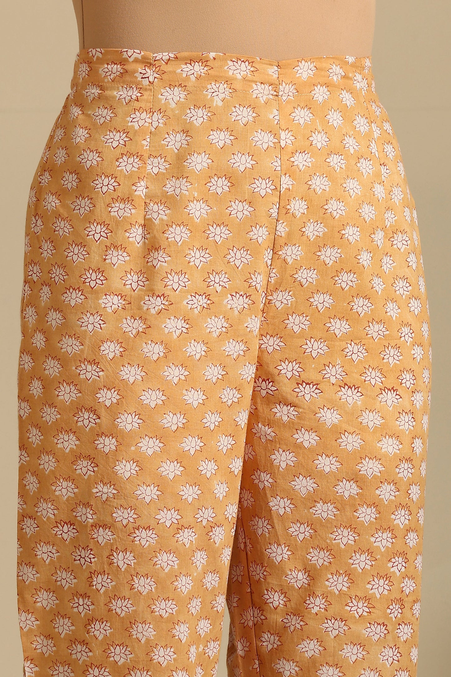 Murraya Mustard Aria Embroidered Anarkali Set of 3