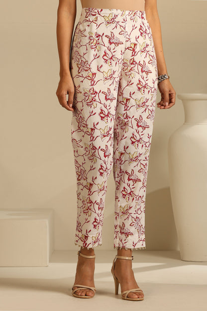 Murraya Maroon Sangria Kurta Set of 3