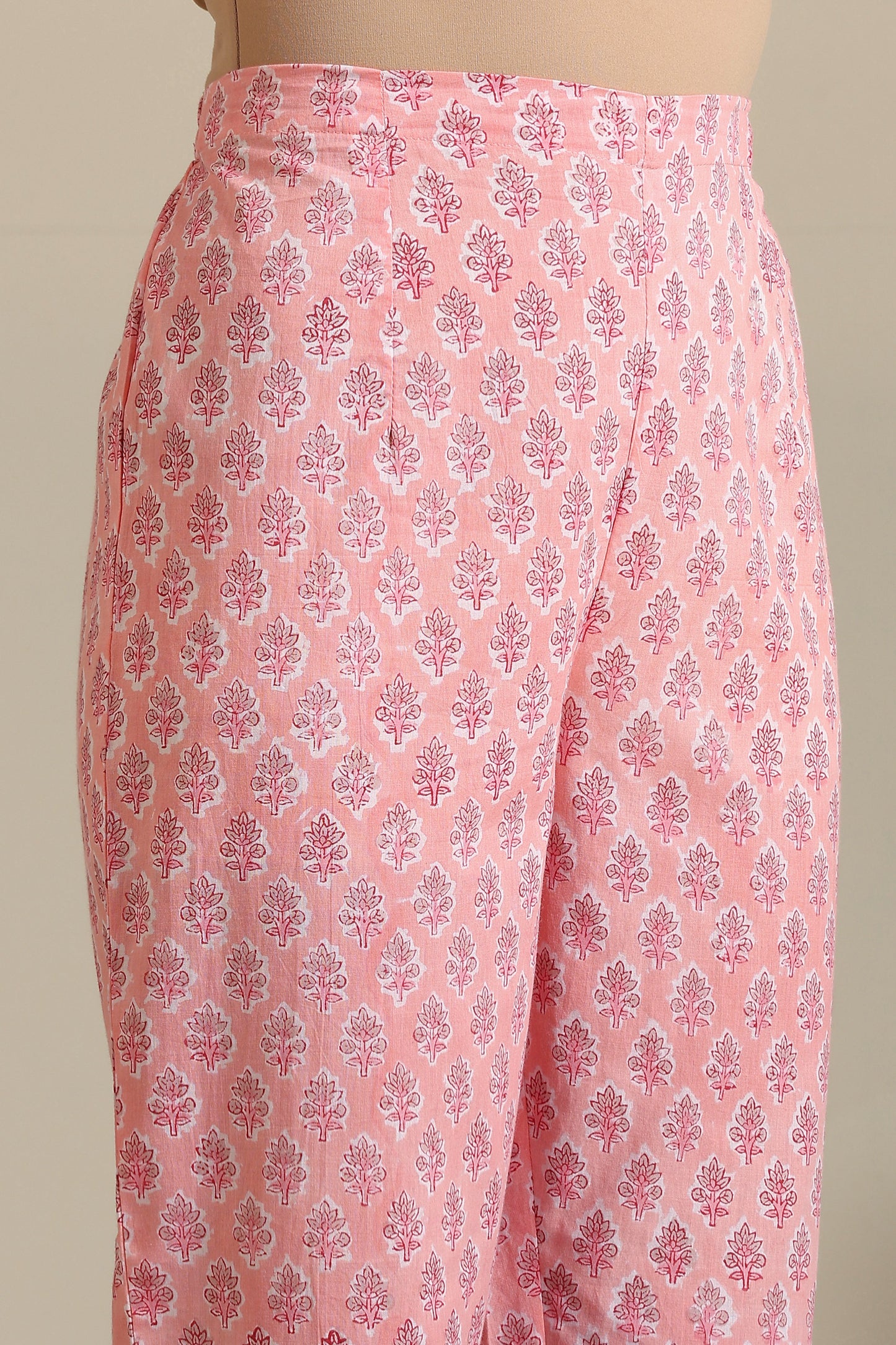 Murraya Bella Blush Pink Kalidaar Anarkali Set of 3