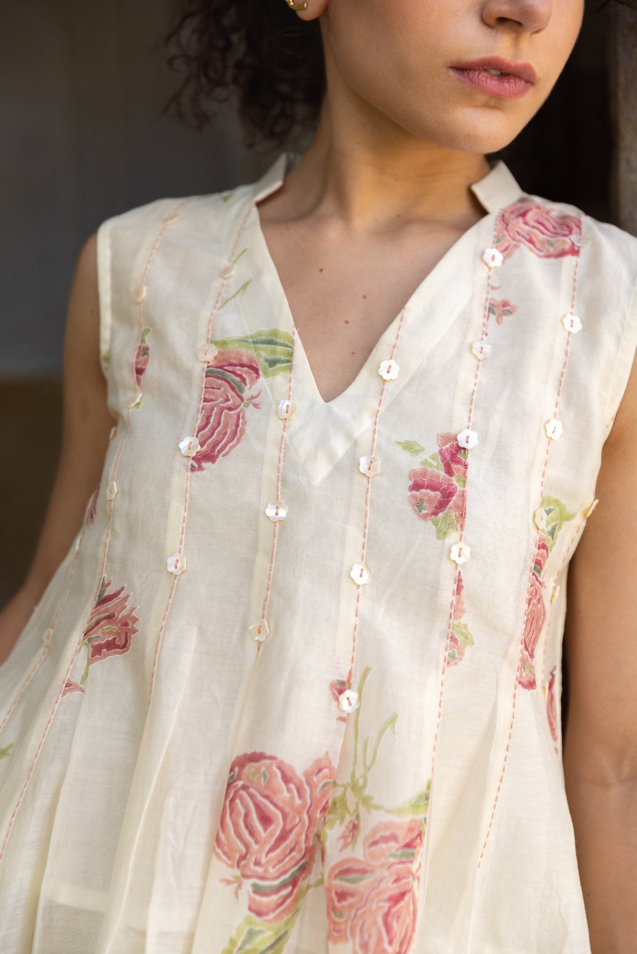 Anu Matilda Chanderi Top