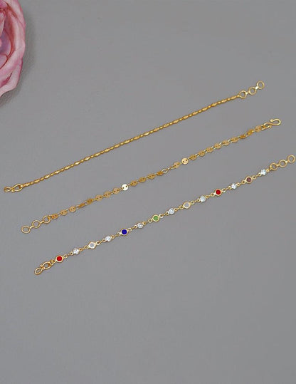 Anti Tarnish 3 Combo Bracelets LP- 48Hr Delivery