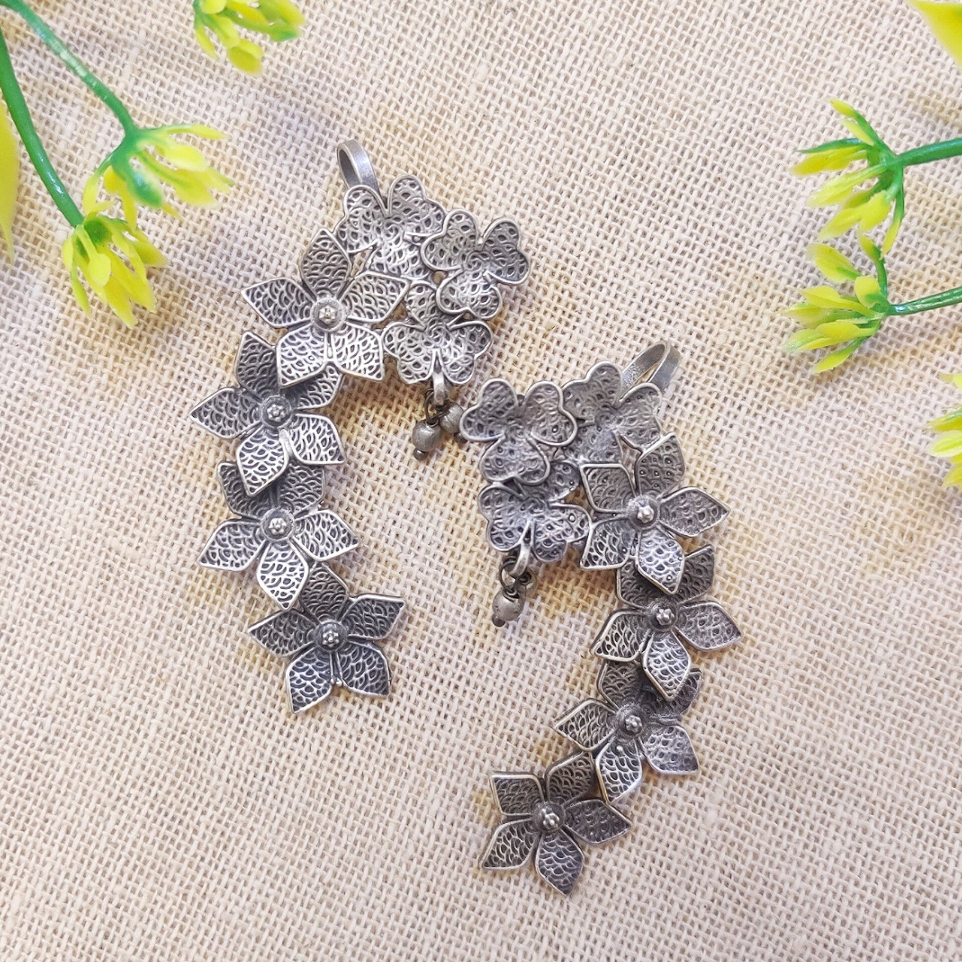 oxidised Full ear cuff