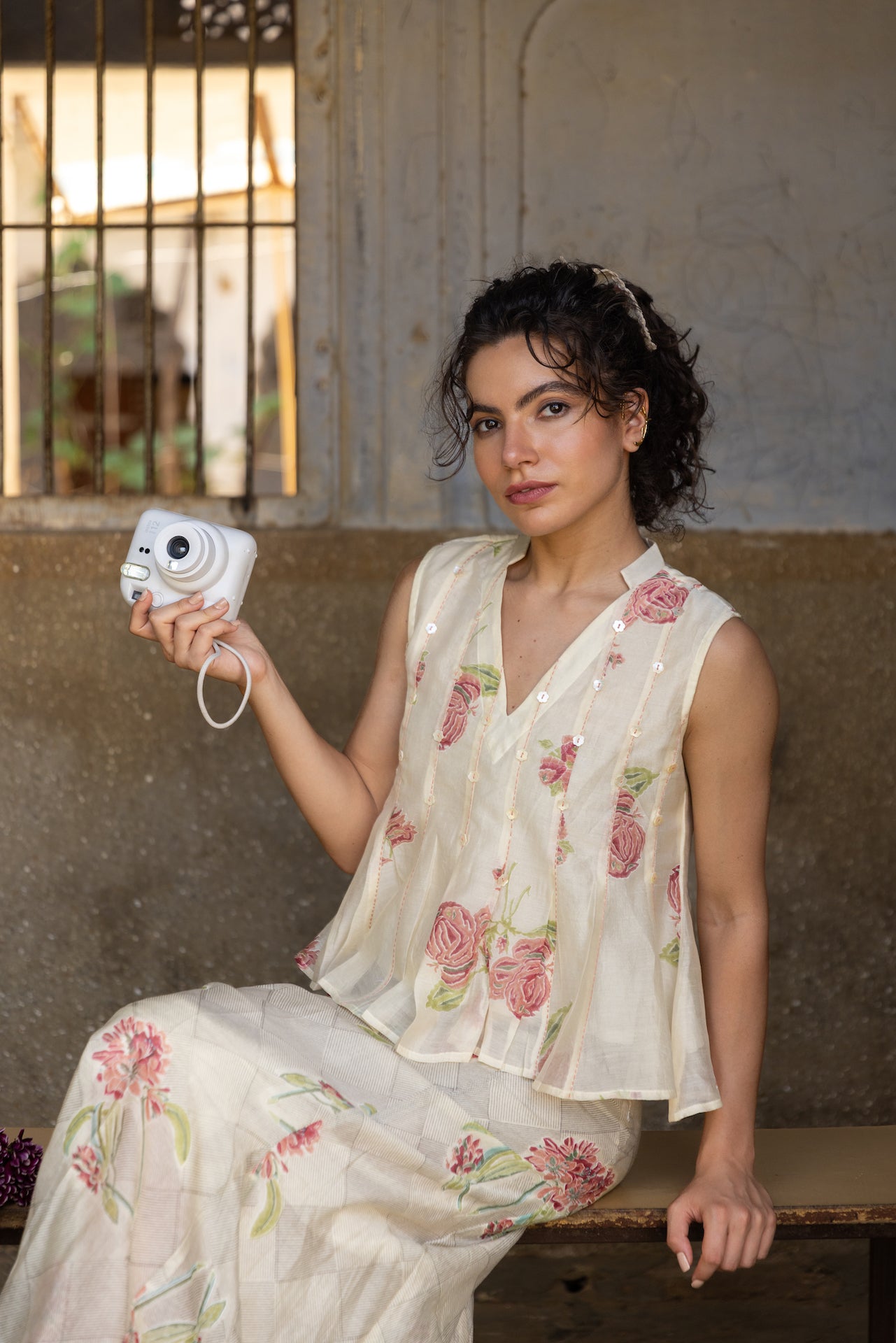 Anu Matilda Chanderi Top