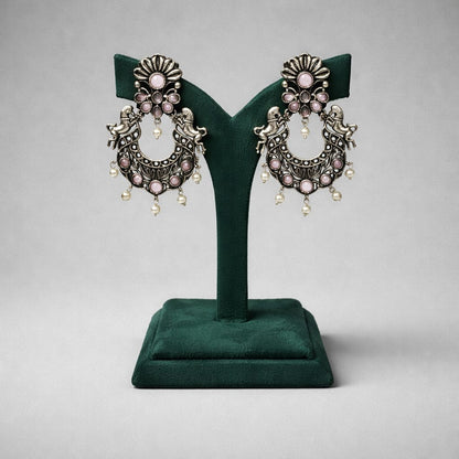 Oxidised Metal Hanging Earrings LP- 48Hr Delivery