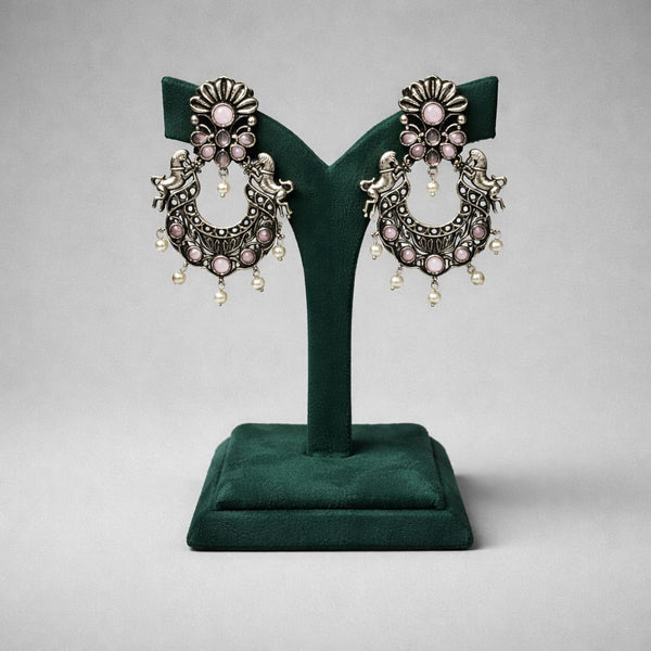 Oxidised Metal Hanging Earrings LP- 48Hr Delivery