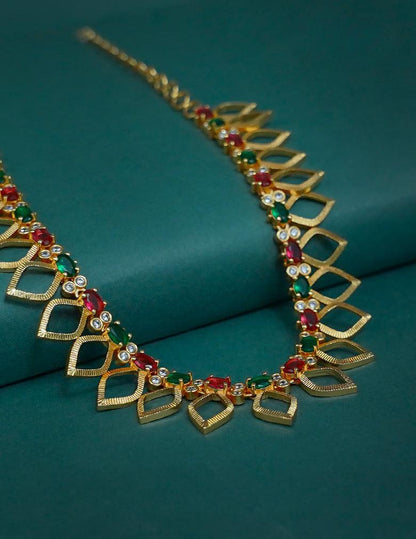 Premium Antique AD Stone  Necklace