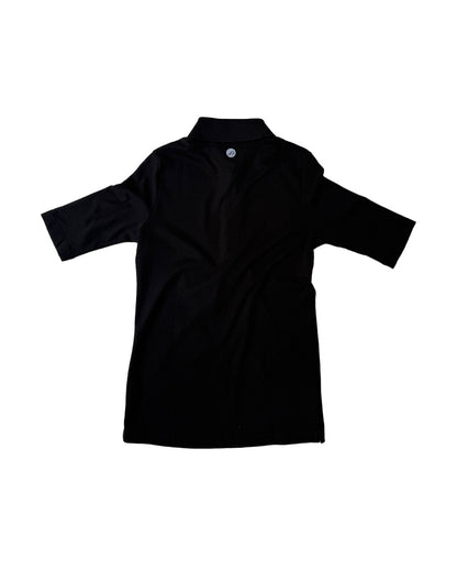 Athlos The Polo Jet Black Supima Top