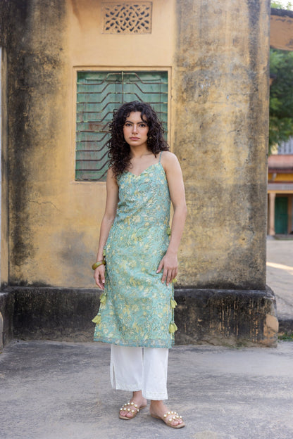 Anu Sudhaya Sage Chanderi Kurta