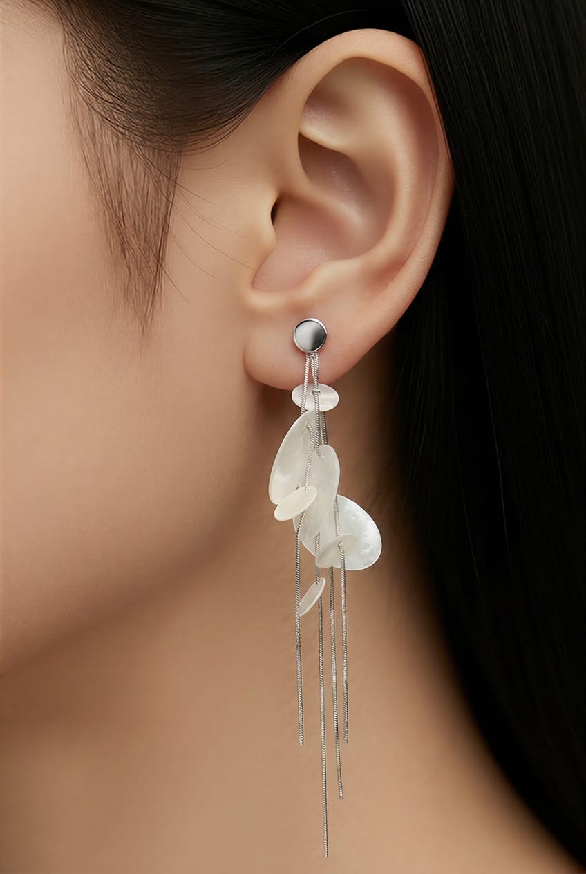 Elegant Crystal Drop Tassel Earrings LP- 48Hr Delivery