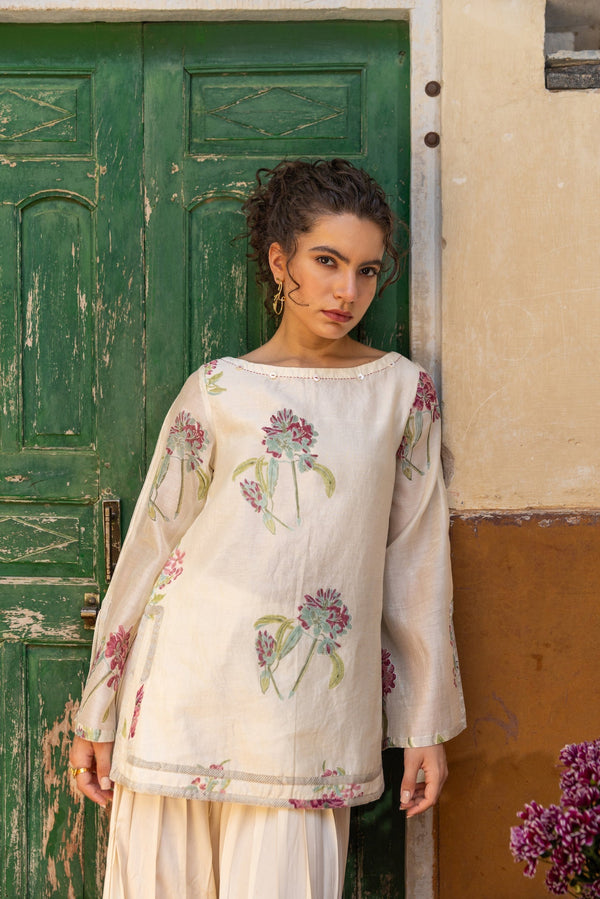 Anu Ira Chanderi Kurta