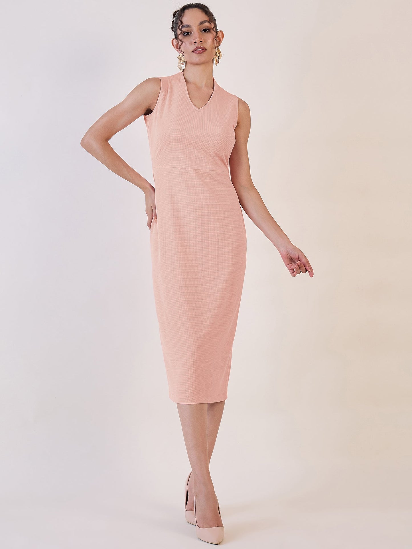 Pink Sheath Dress