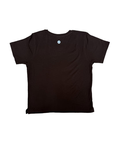 Athlos All-Day Crew Espresso Bamboo Top