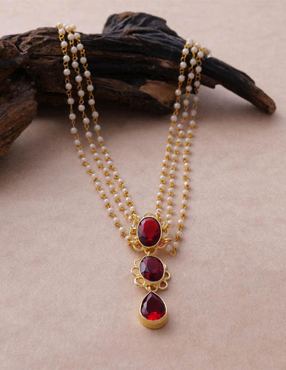Pearl Layer Necklace LP- 48Hr Delivery