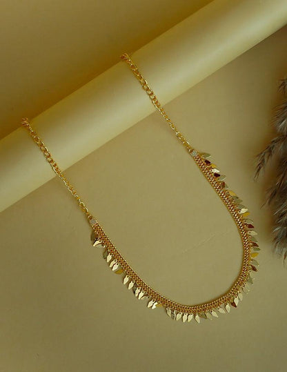 18K Gold Plated Elakkathali Choker Necklace LP- 48Hr Delivery