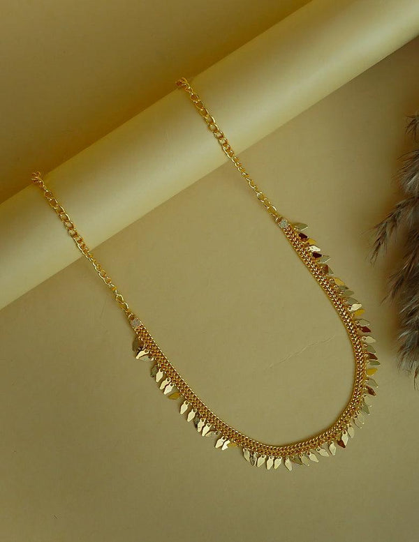 18K Gold Plated Elakkathali Choker Necklace LP- 48Hr Delivery