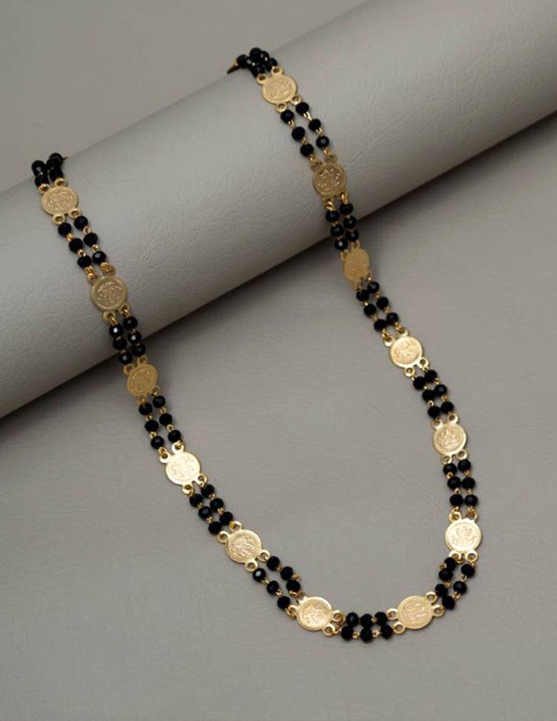 Gold Plated Coin Long Chain  (color option)