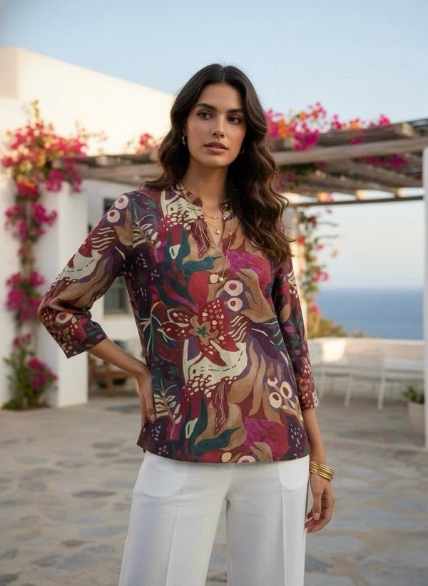 Reeval Muslin Tunic Multicolor-48Hr Delivery