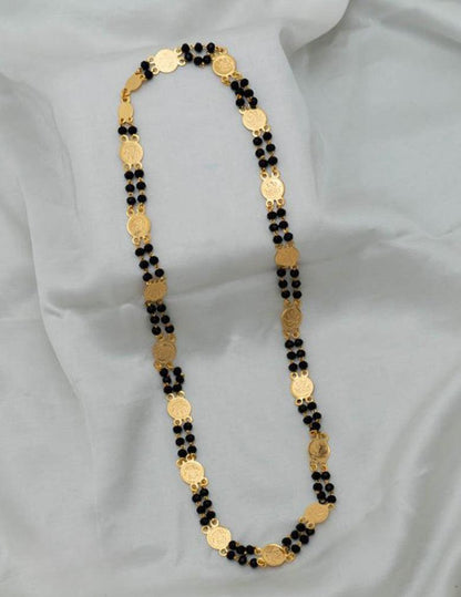 Gold Plated Coin Long Chain  (color option)