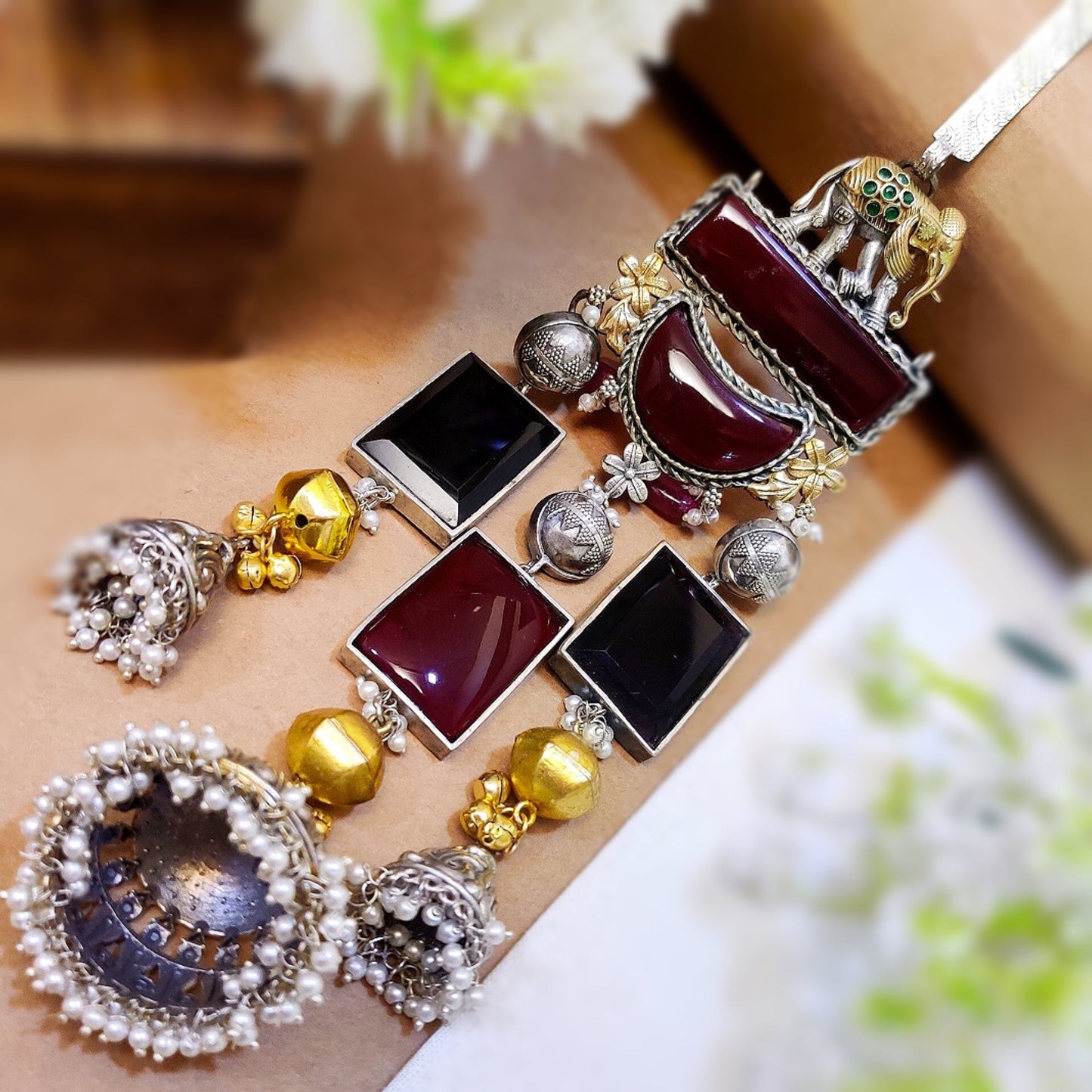 dual tone Juda with stones