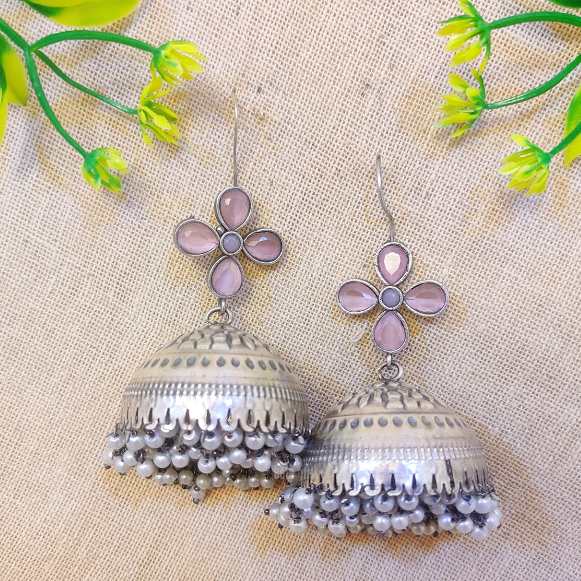 Dangler jhumka earring