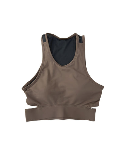 Athlos Mid-Intensity Bra Sand