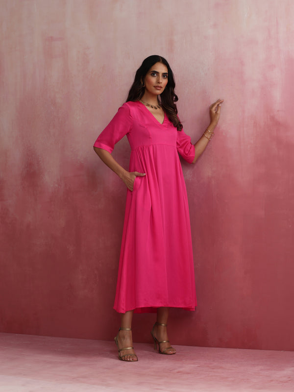 trueBrowns Modal Pink Dress