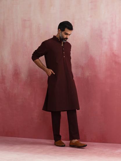 trueBrowns Men's Cola Kurta