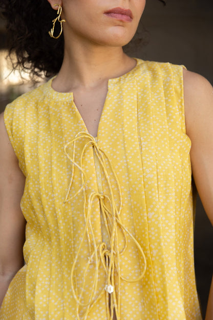 Anu Ivy Mellow Chanderi Top