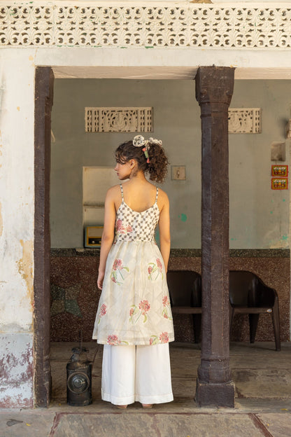 Anu Rebekah Chanderi Kurta