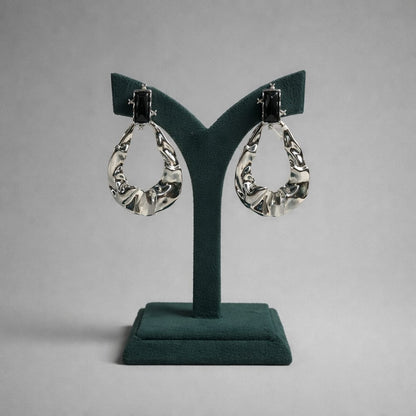 Sculptural Teardrop Statement Earrings LP- 48Hr Delivery