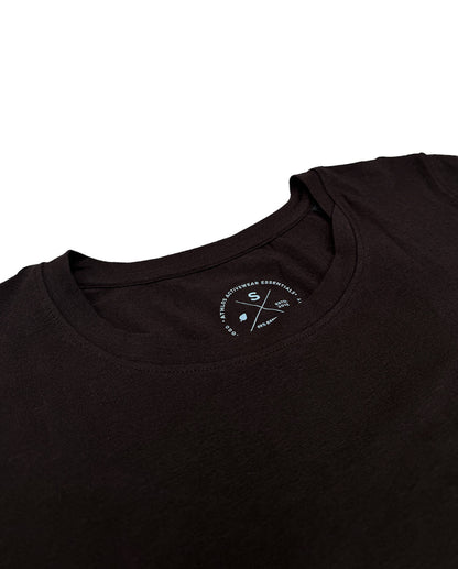 Athlos All-Day Crew Espresso Bamboo Top