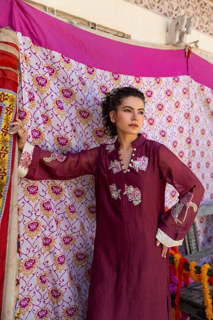 Anu Anya Chanderi Kurta