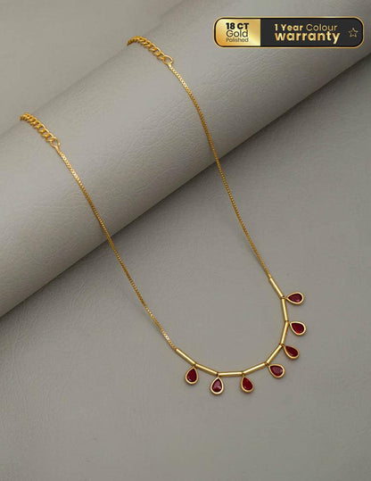 Gold tone Simple Necklace