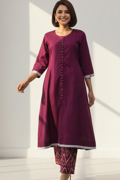 Maati Mulberry Muse Pop Potli Anarkali Kurta