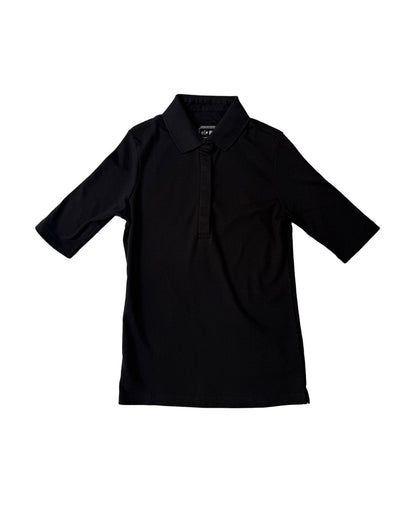 Athlos The Polo Jet Black Supima Top