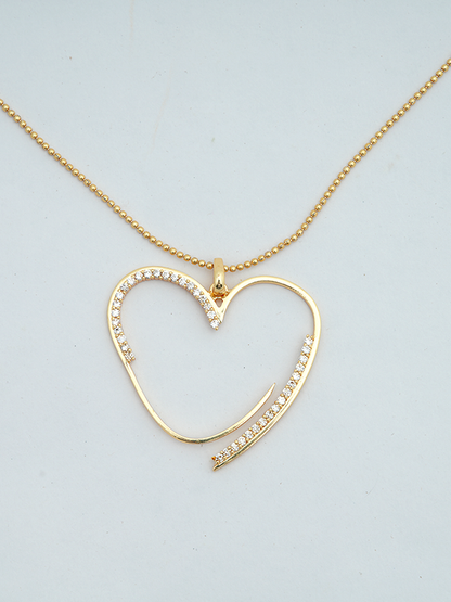 18K Gold Plated Heartthrob Pendant