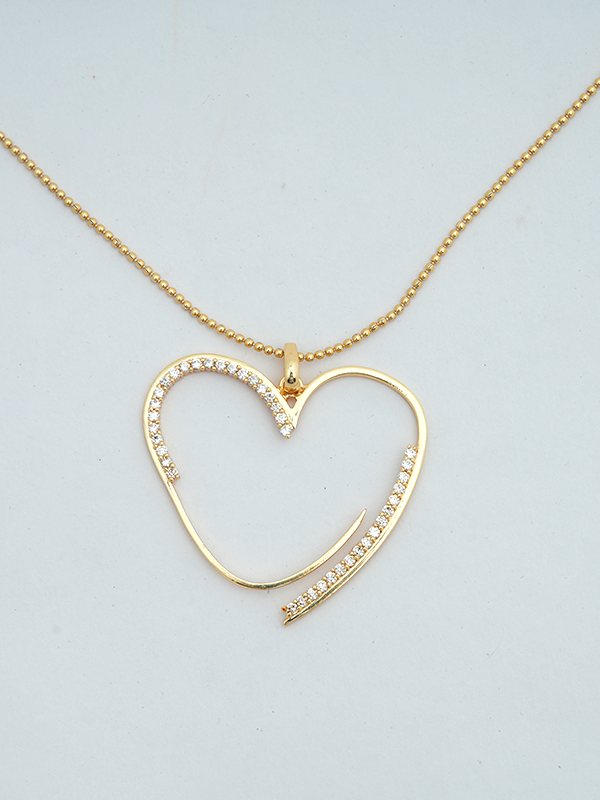 18K Gold Plated Heartthrob Pendant