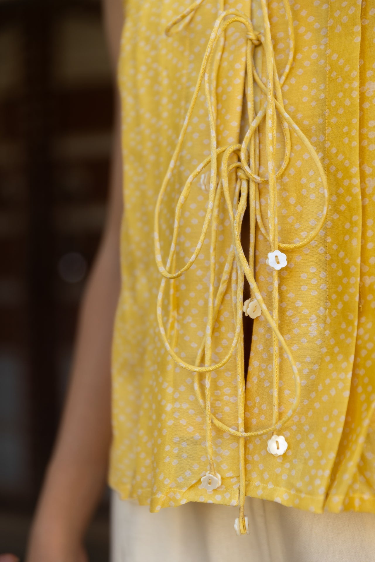 Anu Ivy Mellow Chanderi Top