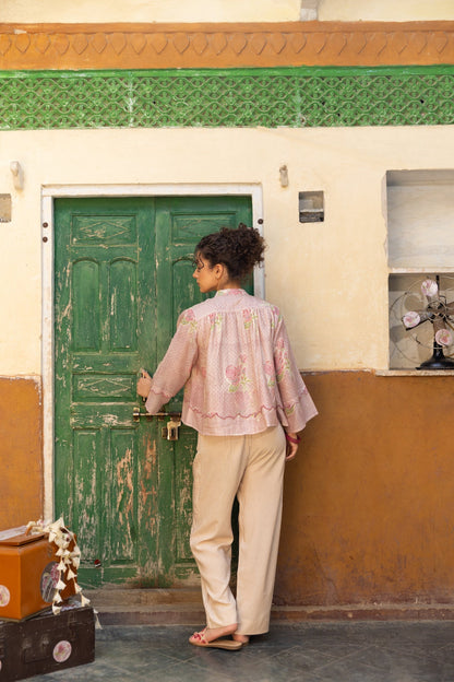 Anu Tess Chanderi Co-Ord Set