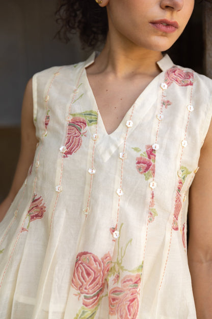 Anu Matilda Chanderi Co-Ord Set