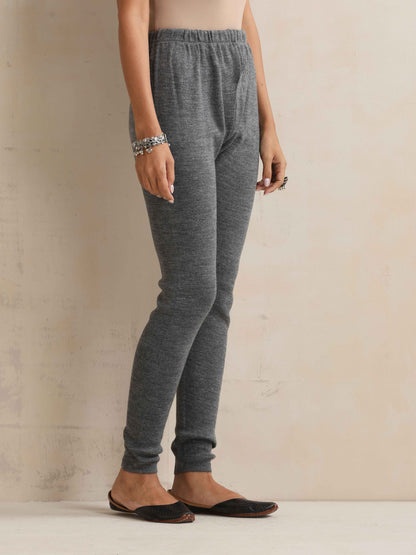 trueBrowns Grey Woollen Leggings