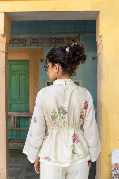 Anu Elma Chanderi Co-Ord Set