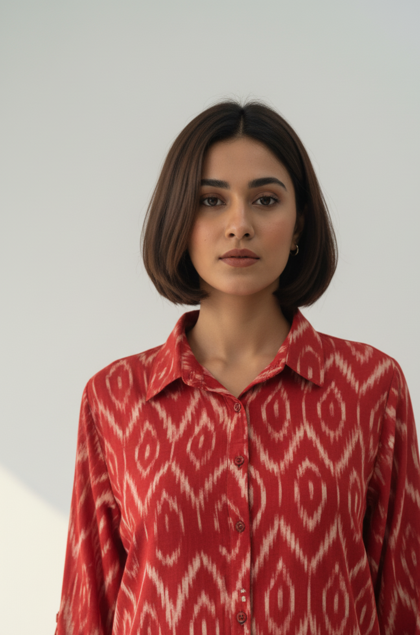 Maati  Ruby Ikat Everyday Cotton Shirt