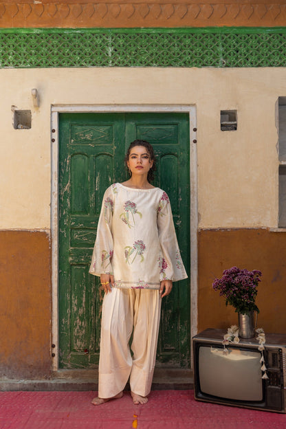 Anu Ira Chanderi Kurta